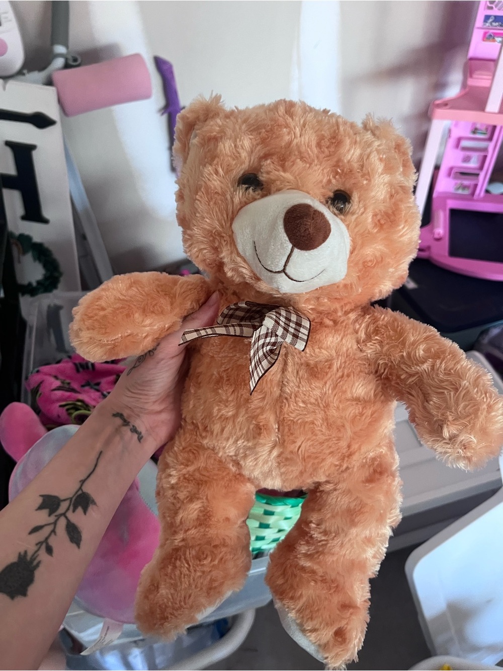 Plush Teddy Bear Soft Stuffed Toy - Light Brown